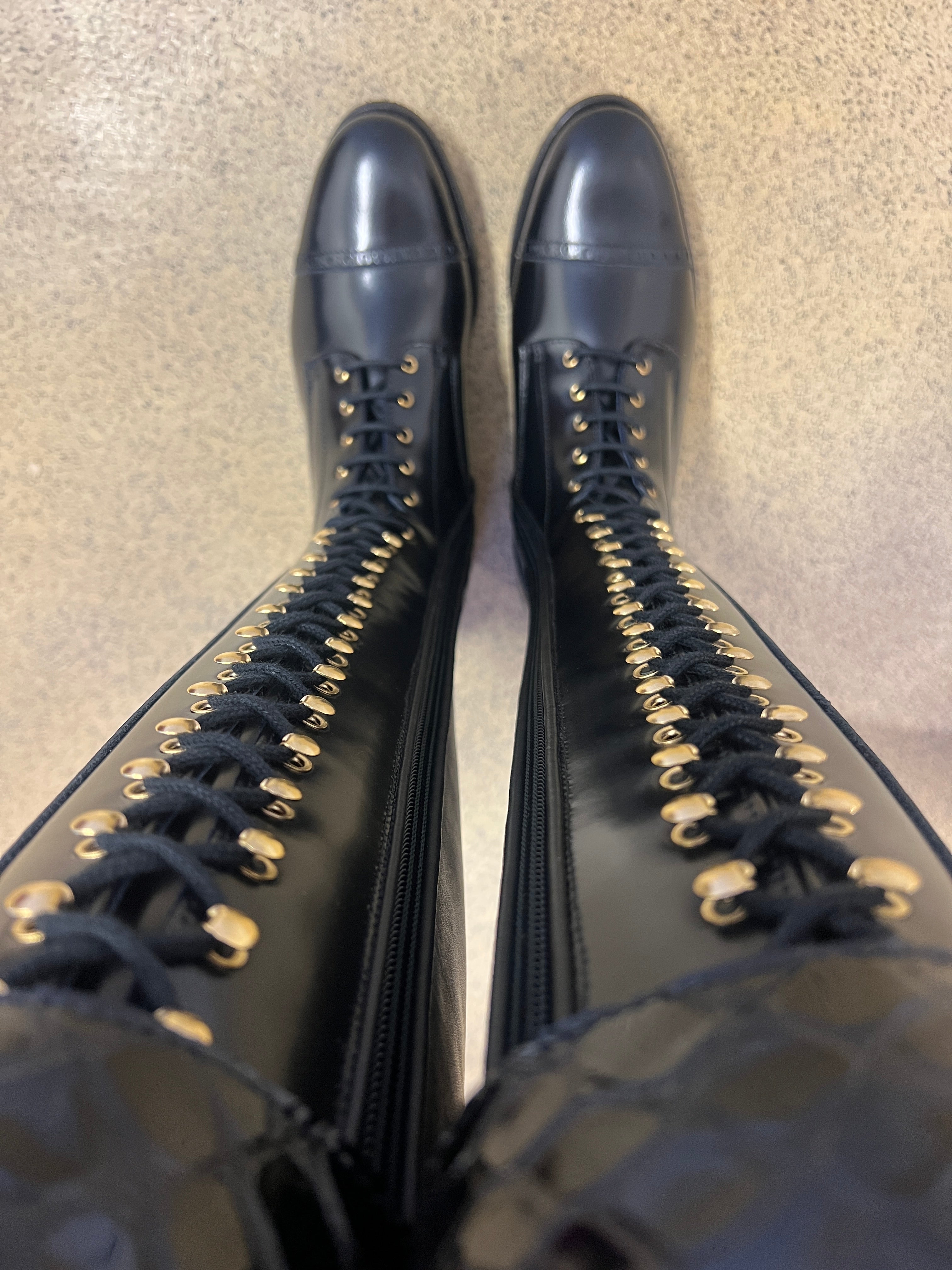 Demo Boot - Laurel Regular Winter - Polished black - Size 38/34.5-35.5/47
