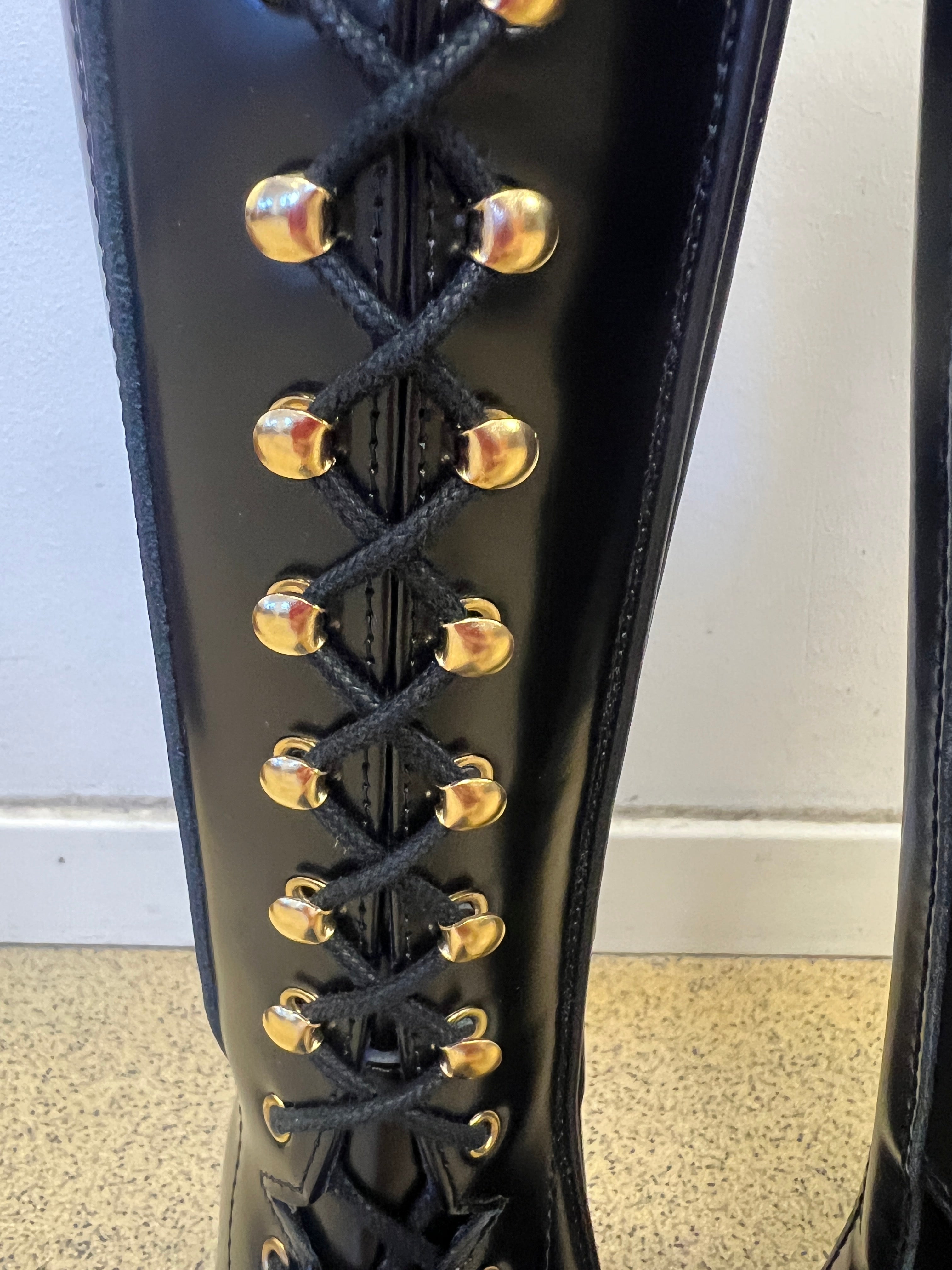 Demo Boot - Laurel Regular Winter - Polished black - Size 38/34.5-35.5/47