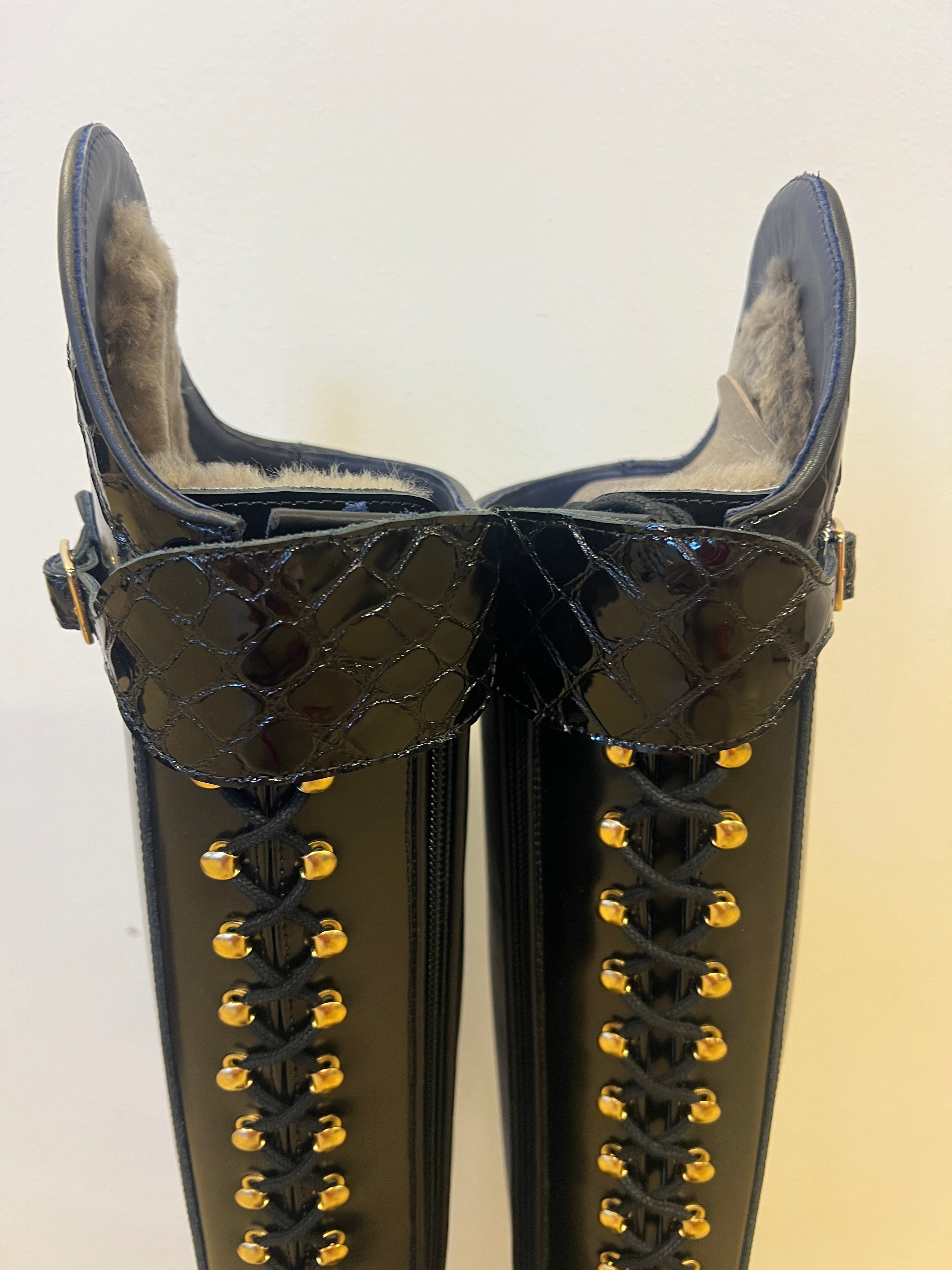 Demo Boot - Laurel Regular Winter - Polished black - Size 38/34.5-35.5/47