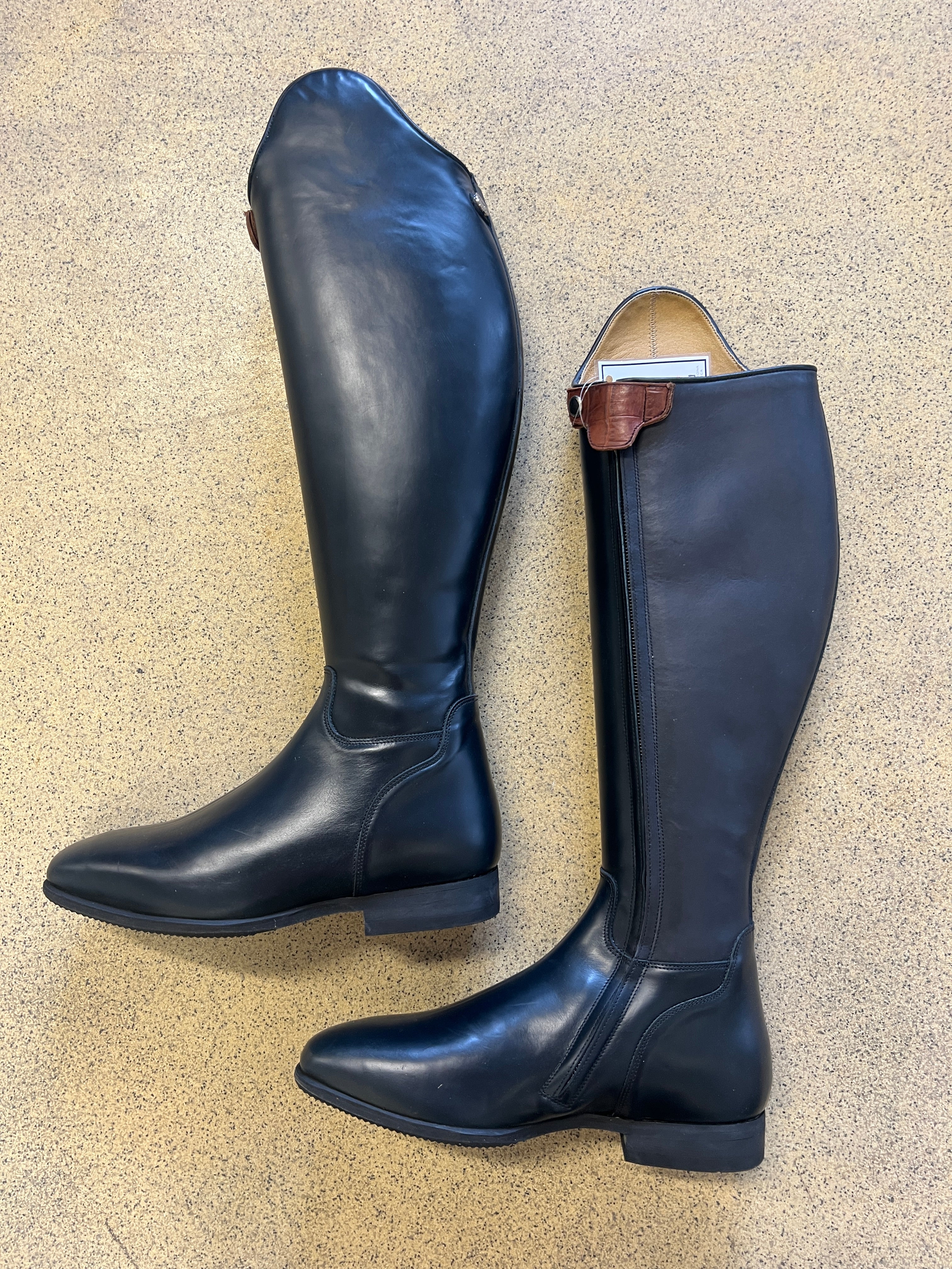 OLIVIA - Polished Navy/Chestnut Croco - 42/40/46