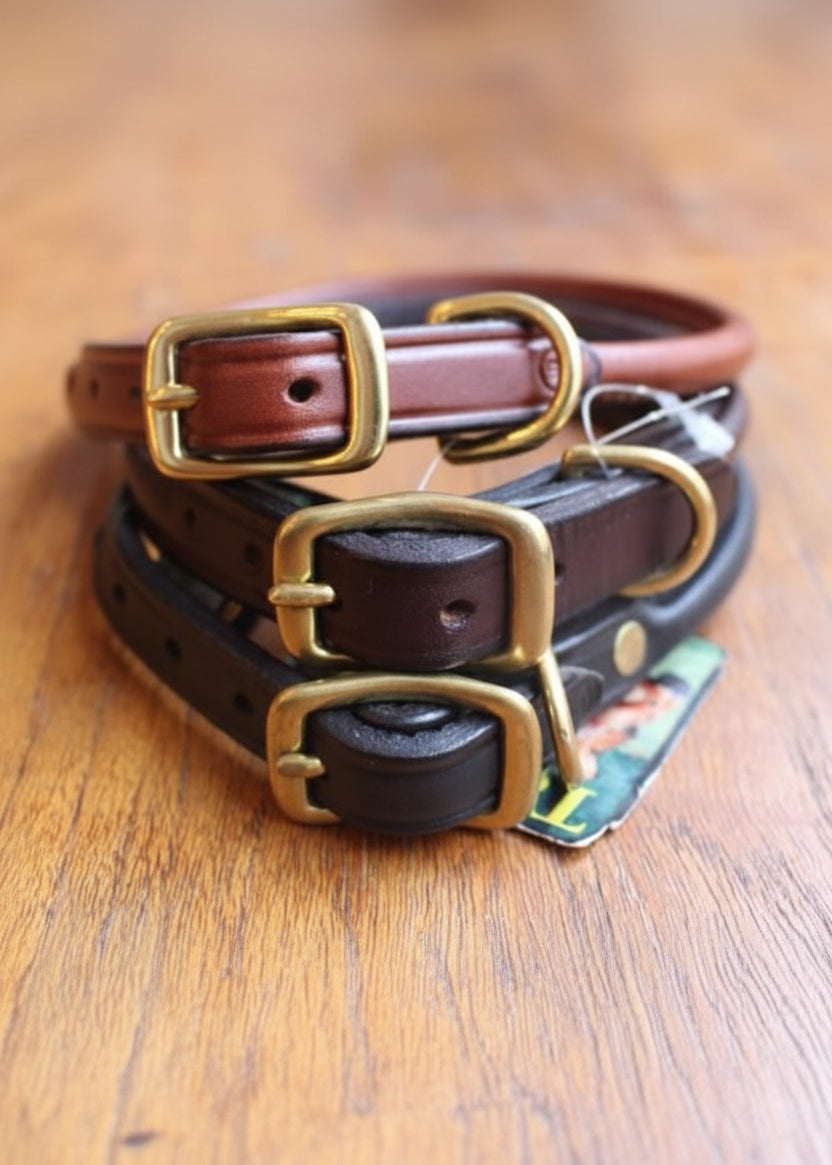 Rolled Dog Collar | Oakbark