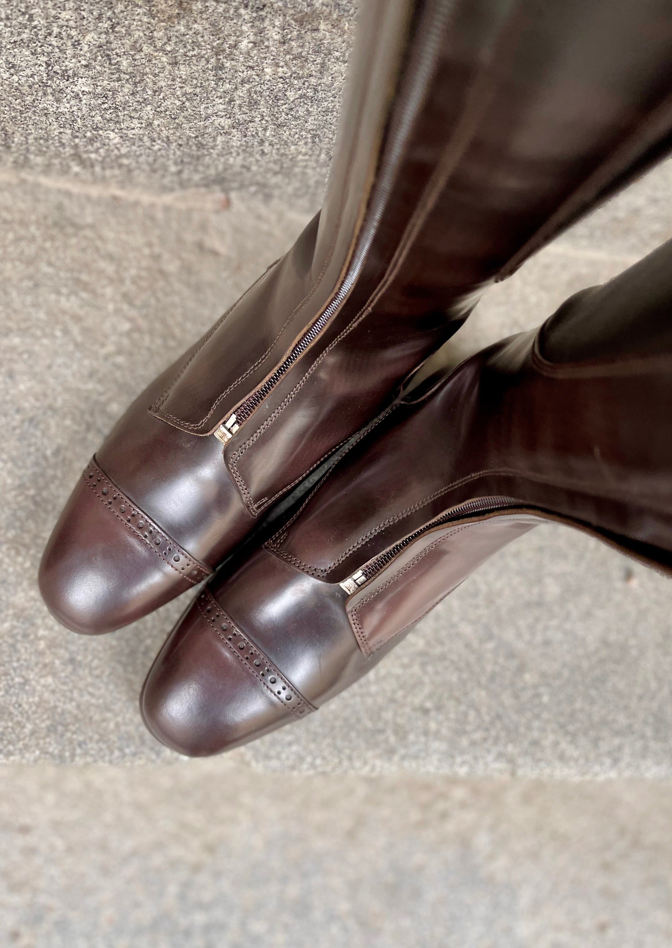Polo Dressage - Polished Brown - Size 37
