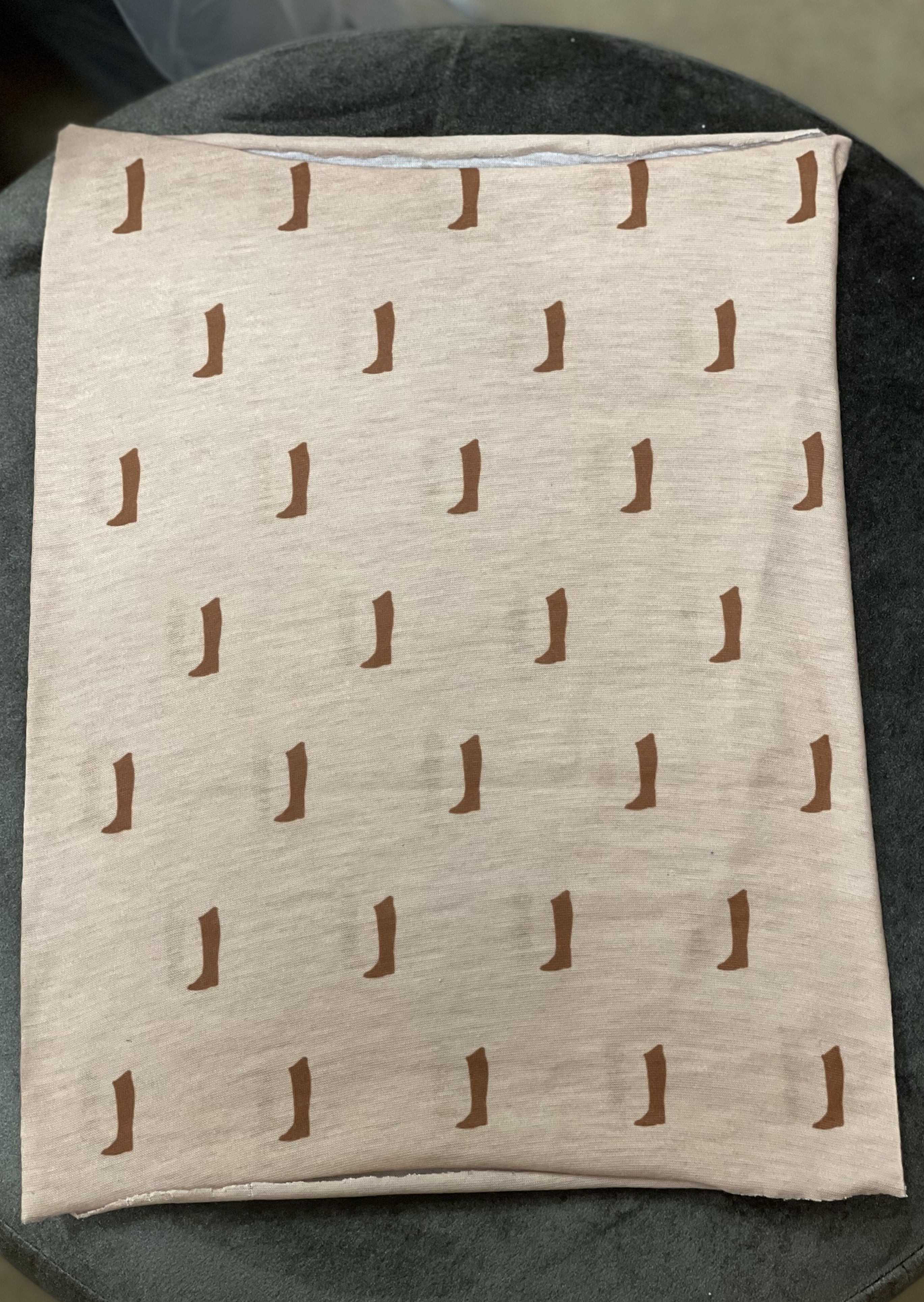 Halsvärmare Beige/Coffee