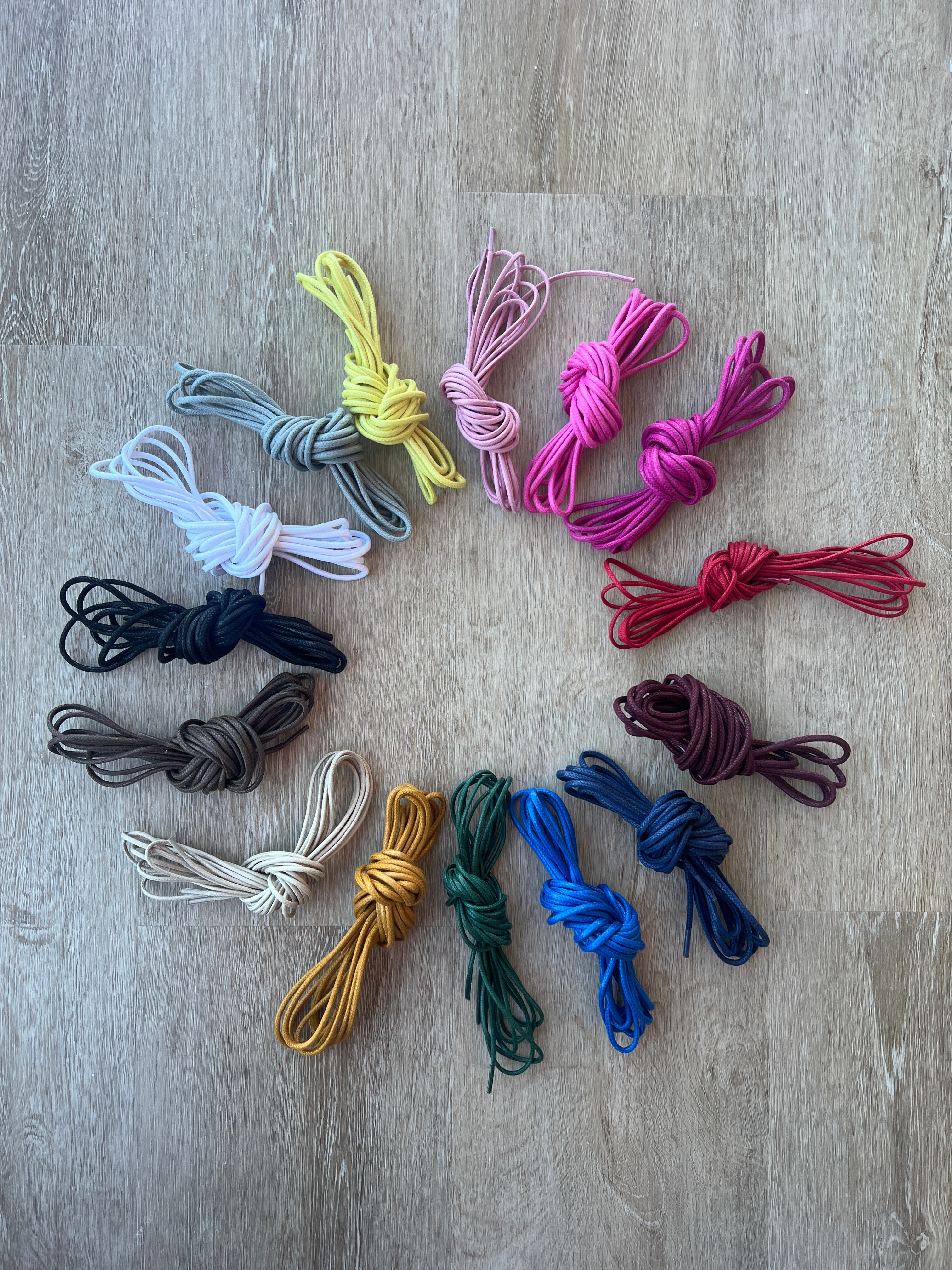 Skosnören Ridstövlar 240 cm Vaxad Bomull Svart