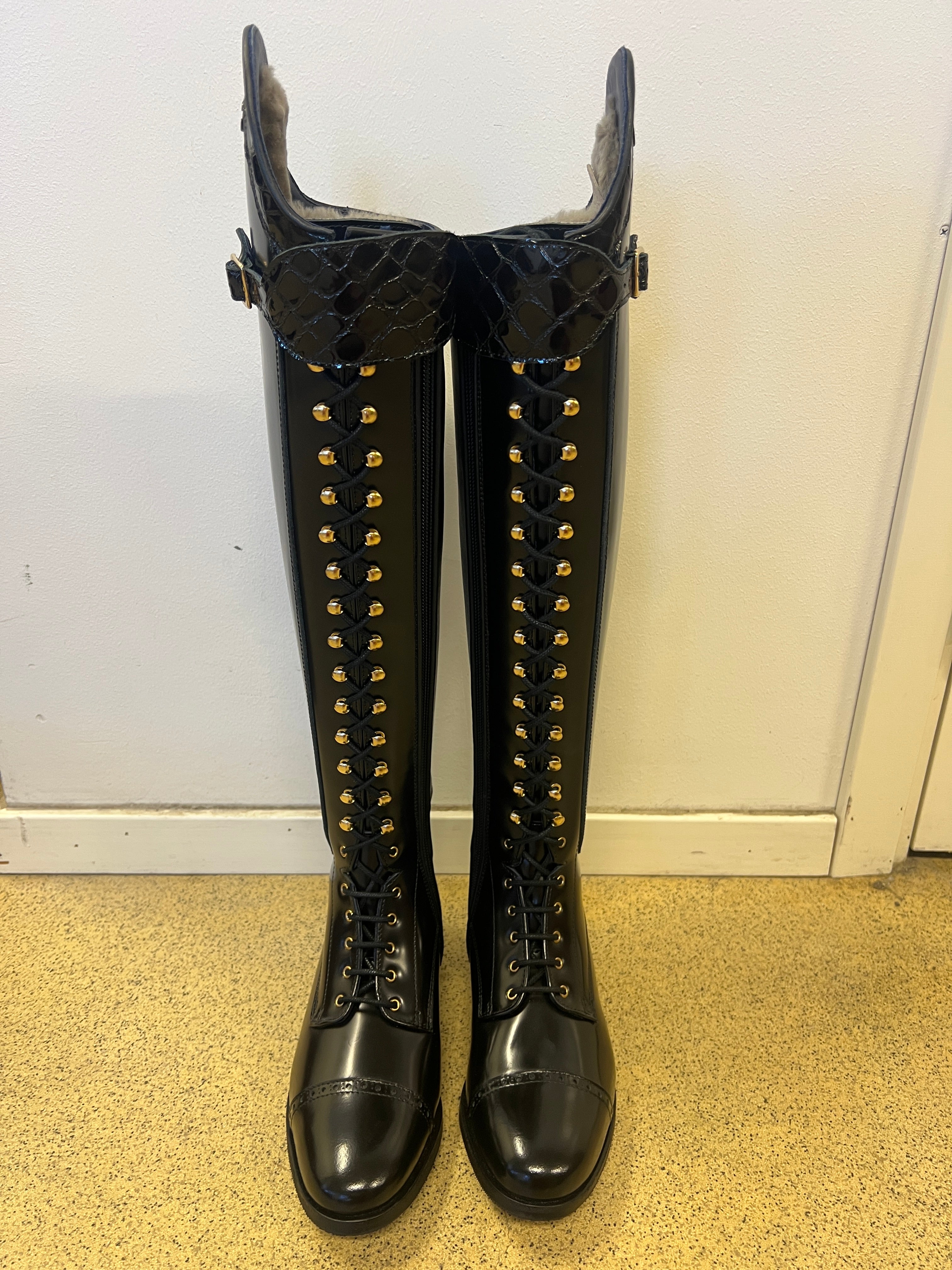 Demo Boot - Laurel Regular Winter - Polished black - Size 38/34.5-35.5/47