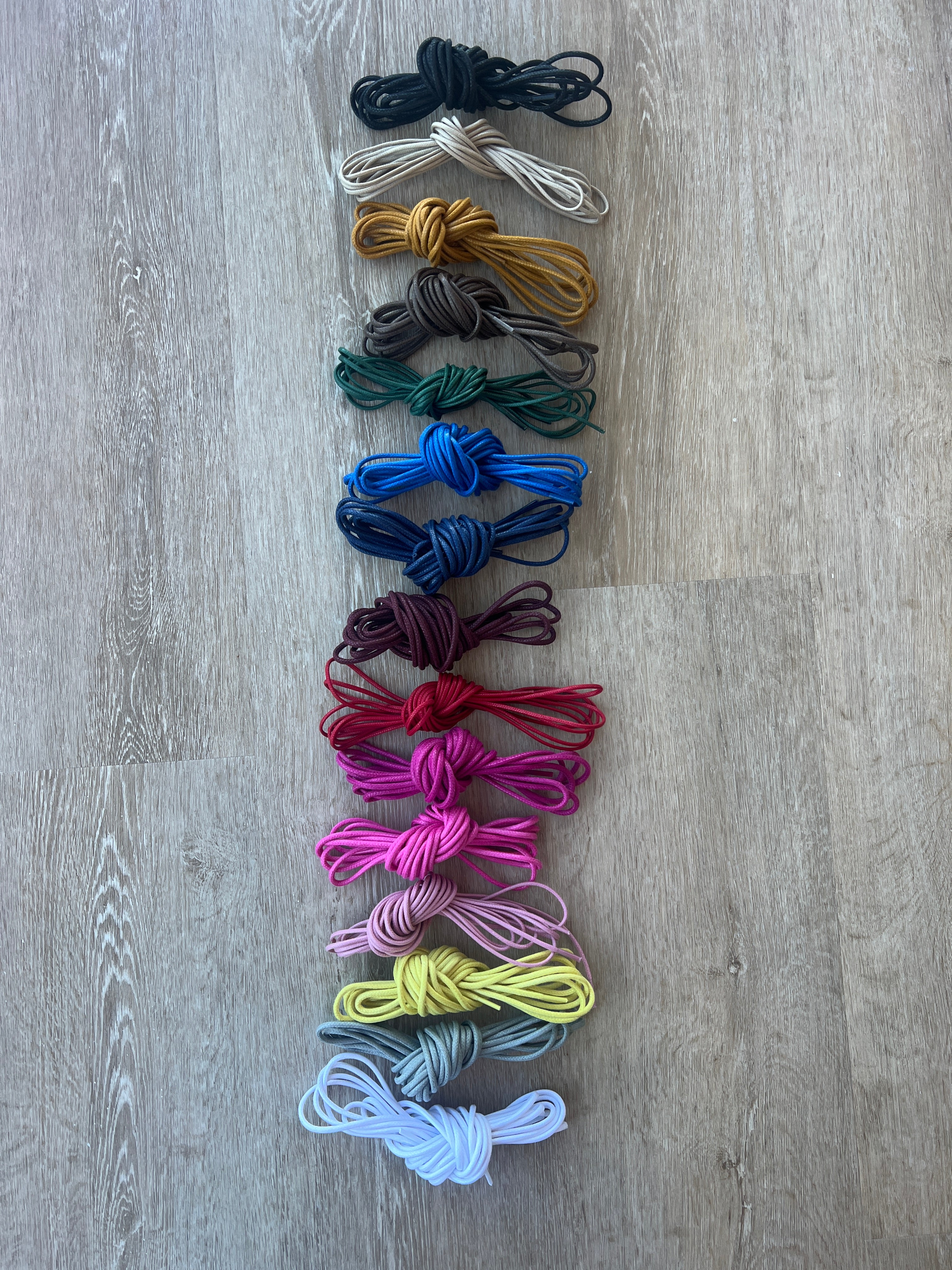 Skosnören Ridstövlar 240 cm Vaxad Bomull Svart