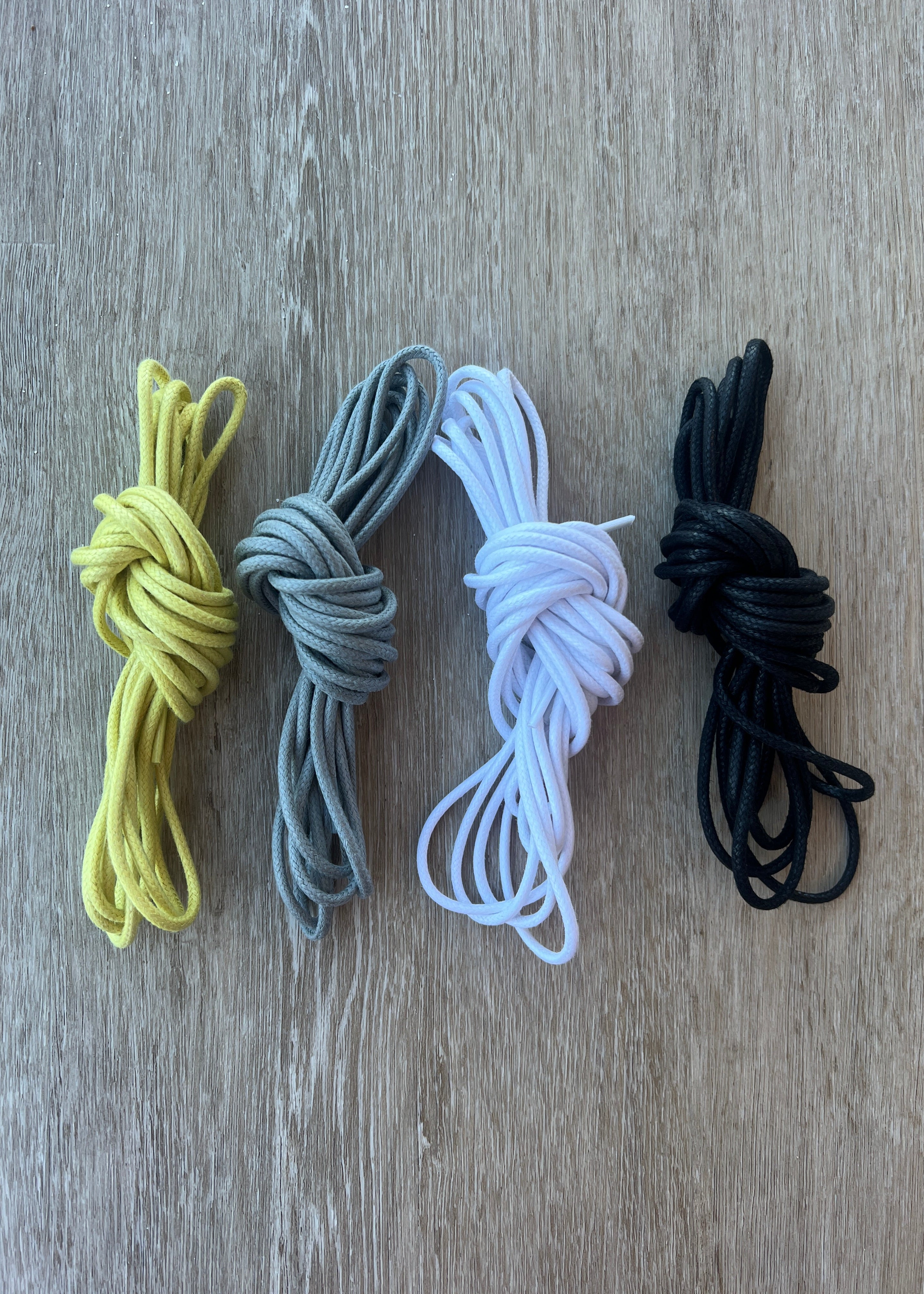 Skosnören Ridstövlar 240 cm Vaxad Bomull Rosa