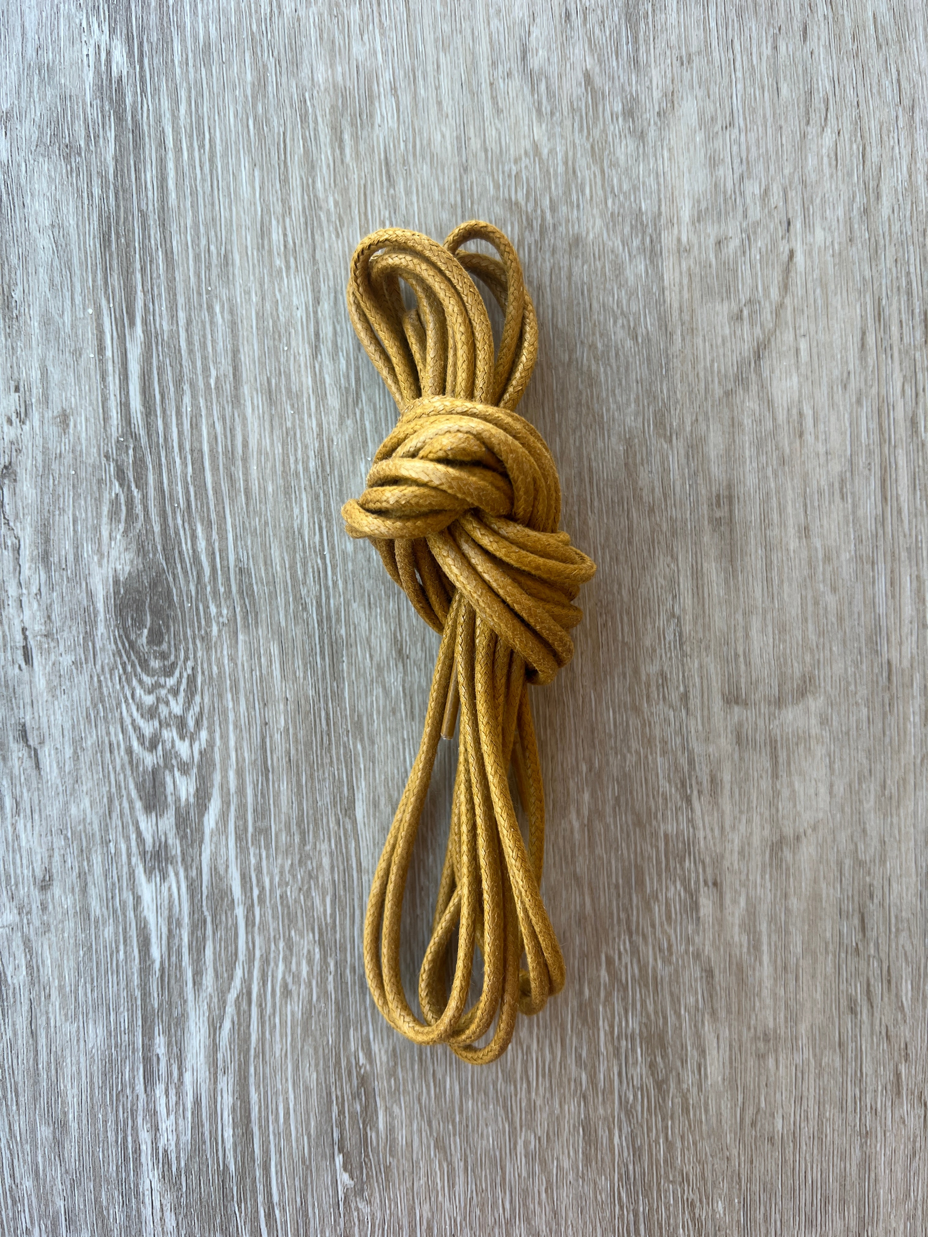 Skosnören Ridstövlar 240 cm Vaxad Bomull Cognac