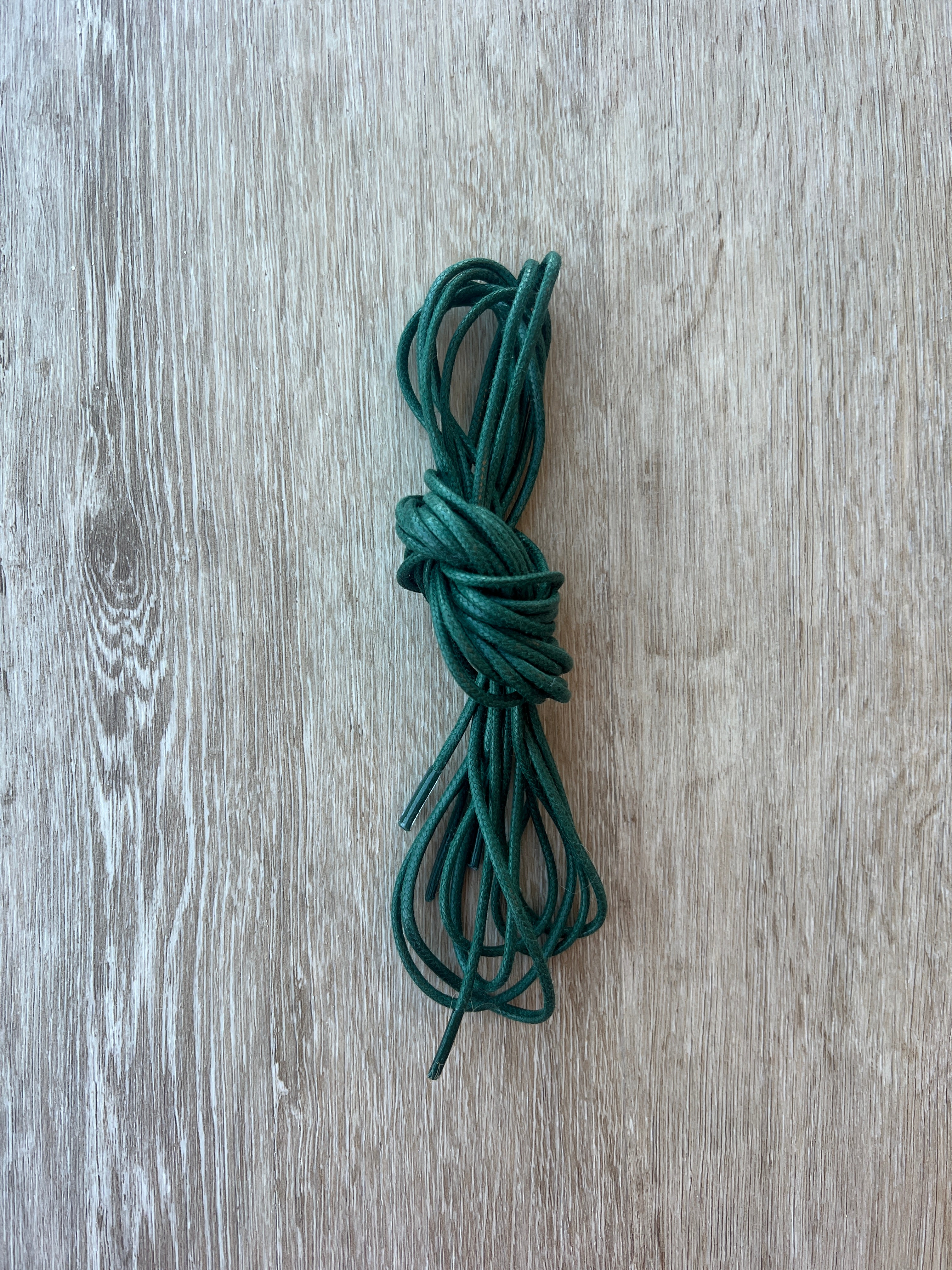 Skosnören Ridstövlar 240 cm Vaxad Bomull Grön