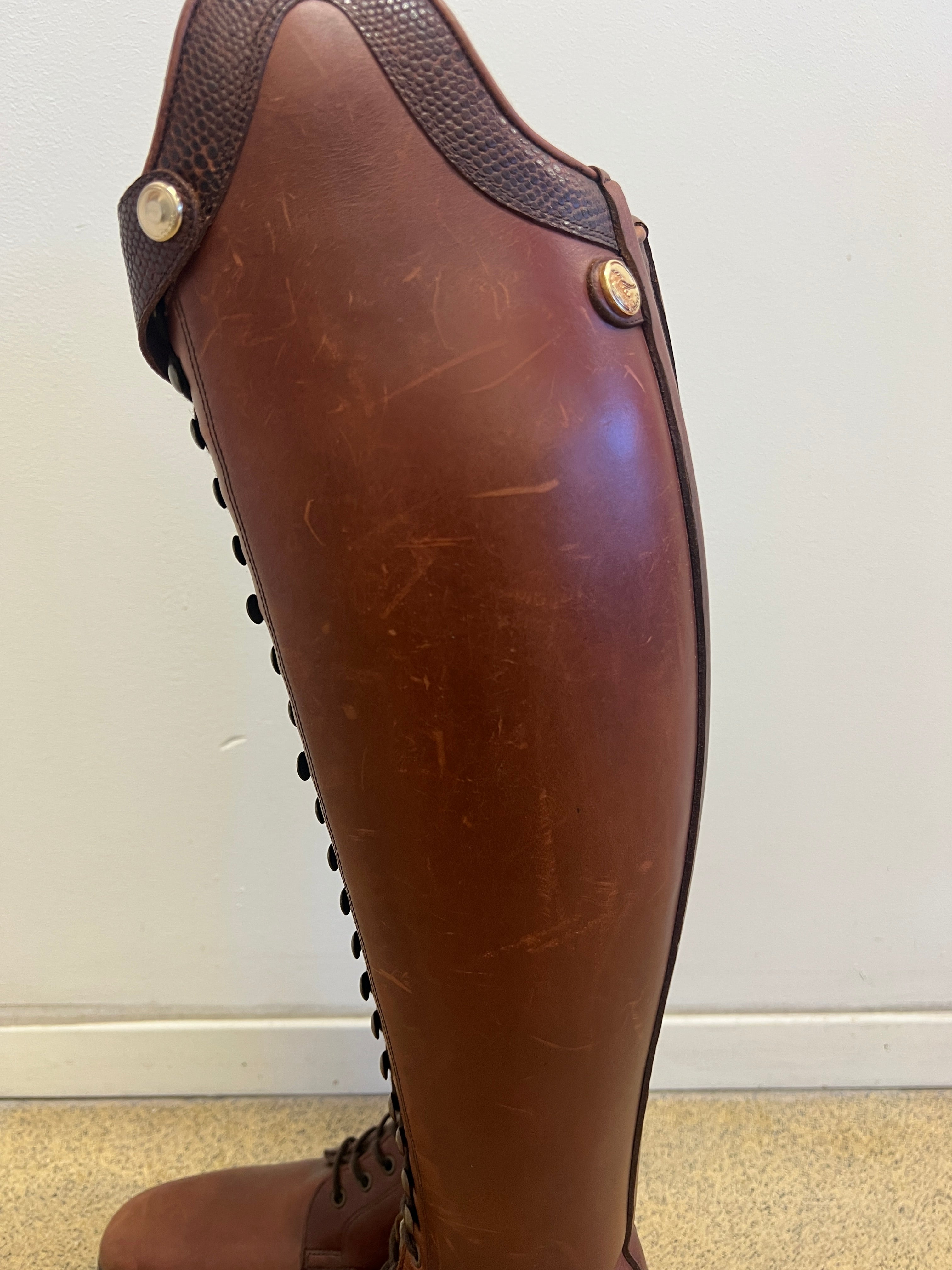 BIA DRESSAGE WINTER - Chestnut Brown/Embossed brown - Size 41/35-36/52