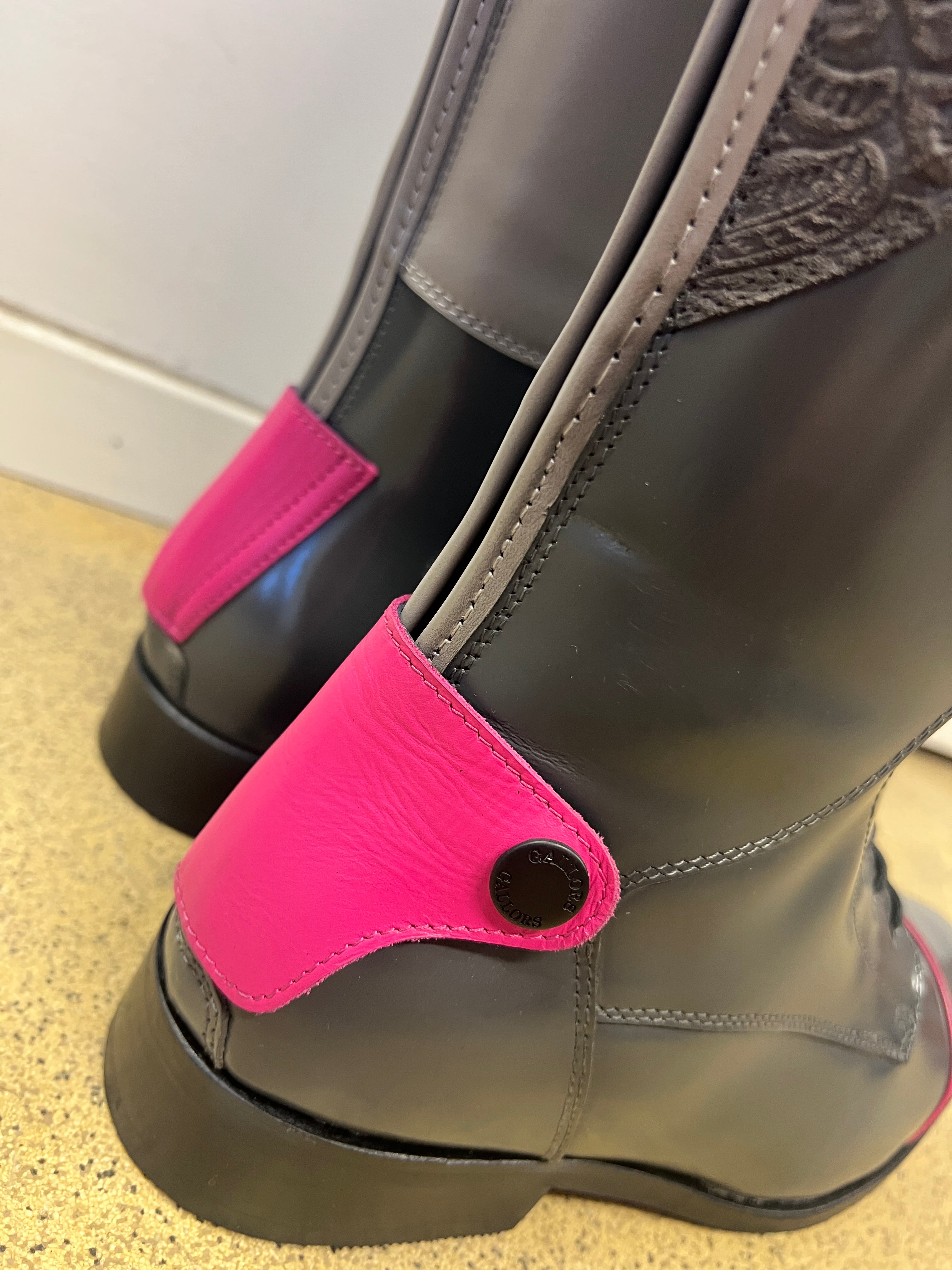 Demo Boot - Laurel Regular Winter zip back - Grey/Pink - Size 41/39-40/50