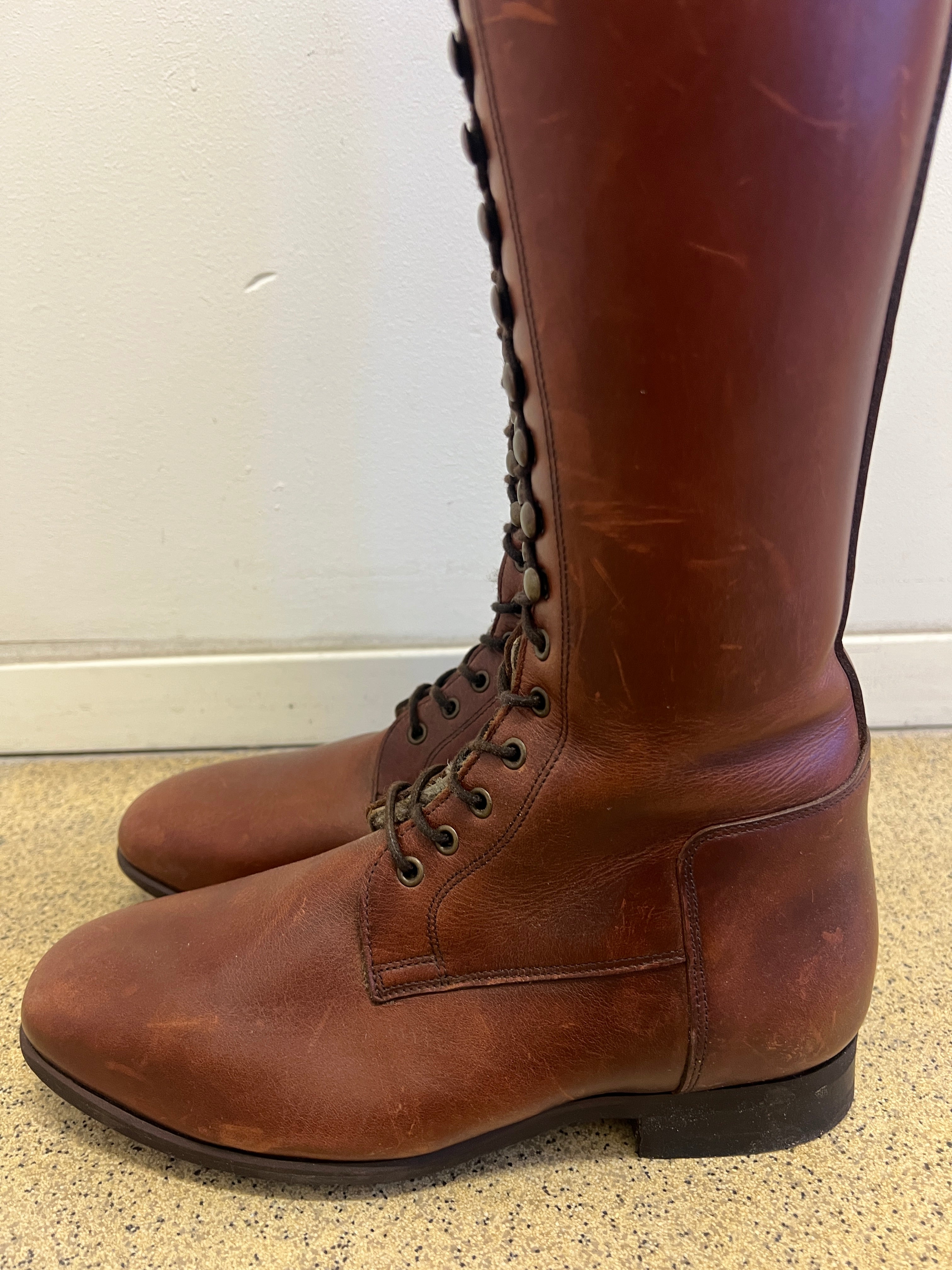 BIA DRESSAGE WINTER - Chestnut Brown/Embossed brown - Size 41/35-36/52