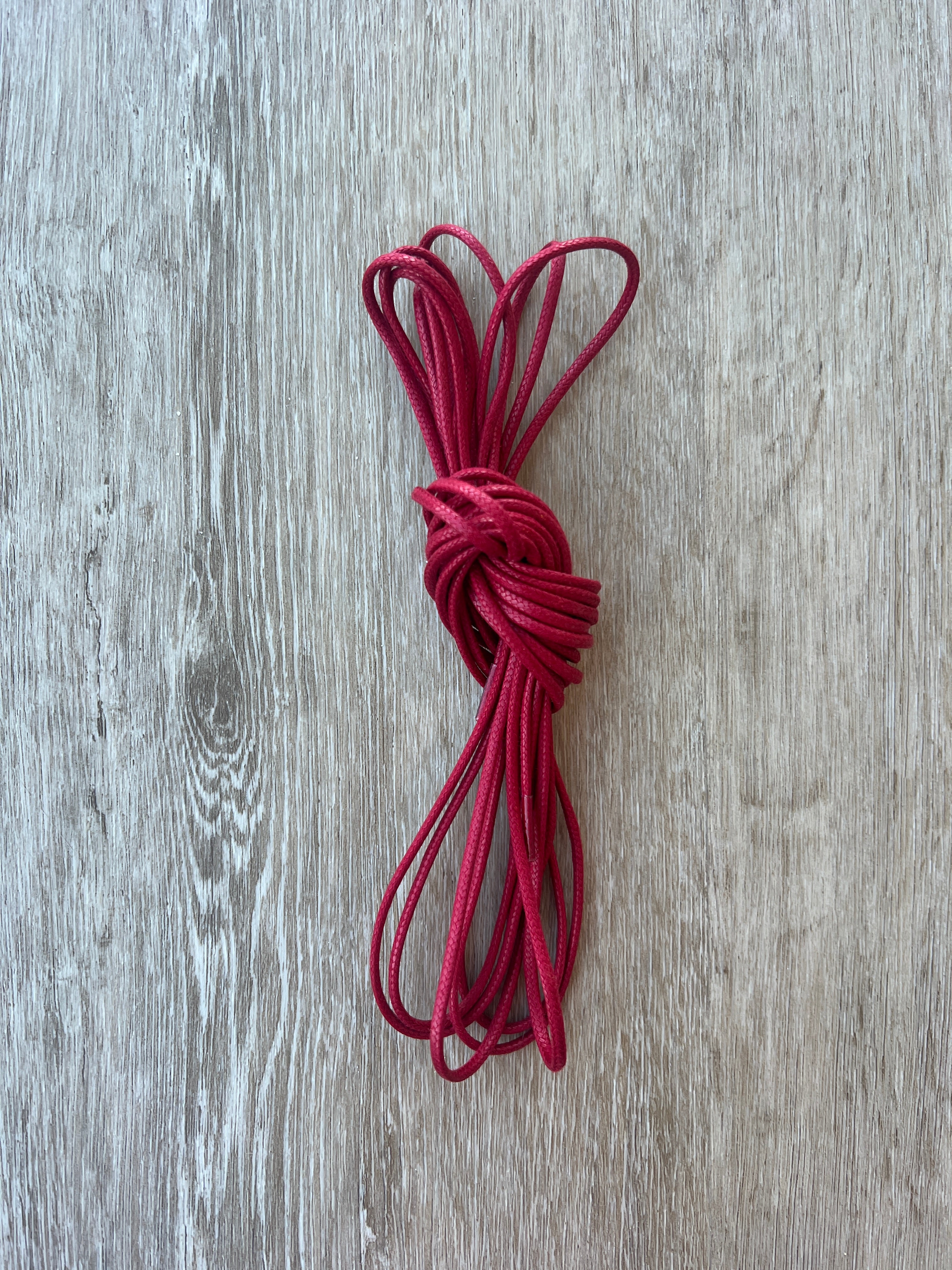 Skosnören Ridstövlar 240 cm Vaxad Bomull Röd