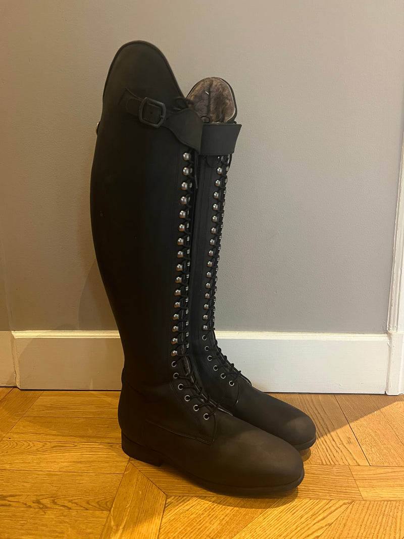 BIA WINTER - Waxed Black - Size 41