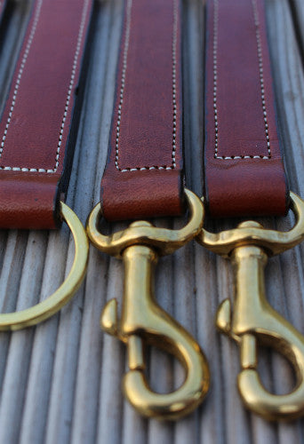 Keyring Strap With Brass Snap in Oakbark