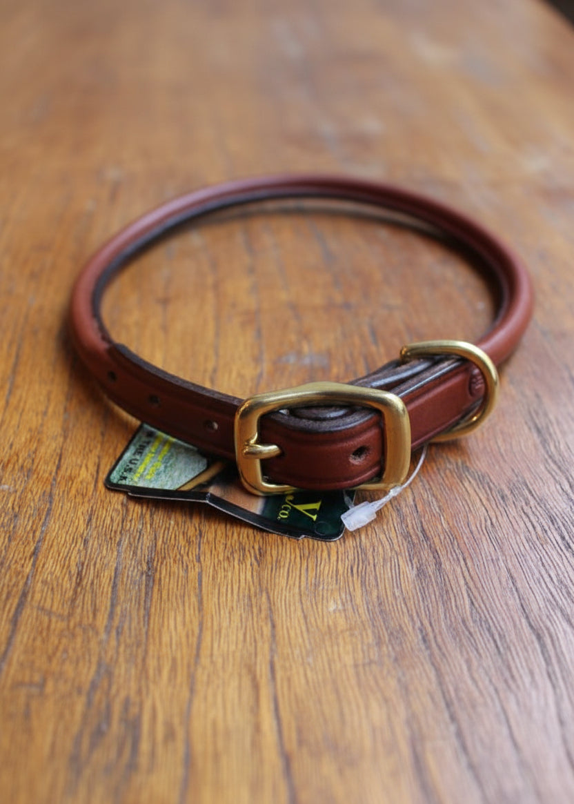 Rolled Dog Collar | Oakbark