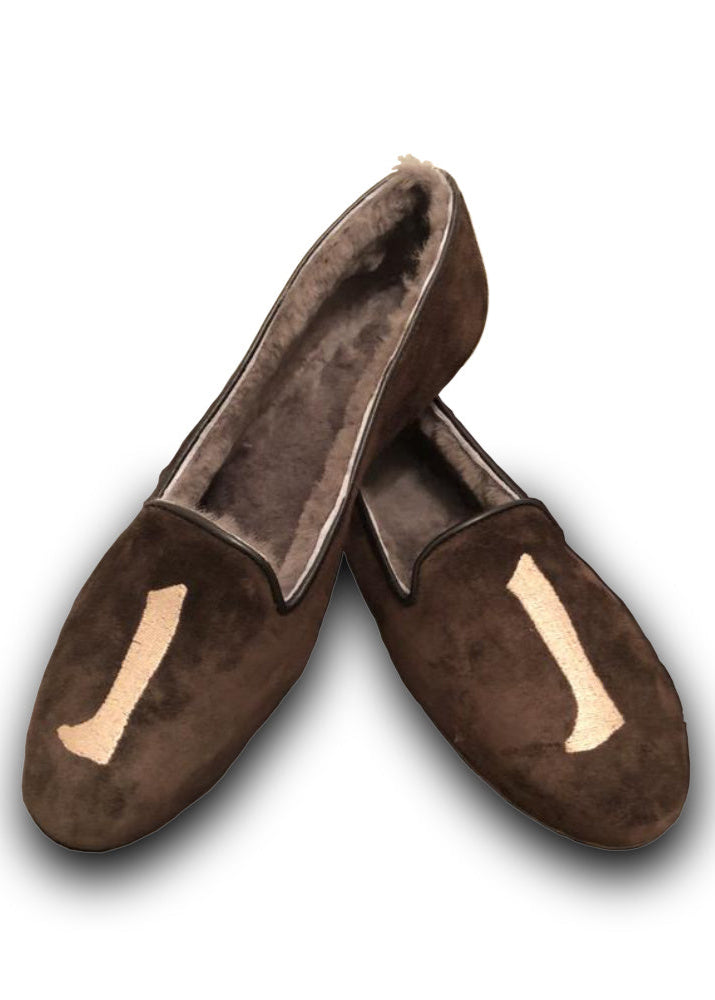 AUGUSTA SHEEPSKIN Coffee Brown Suede