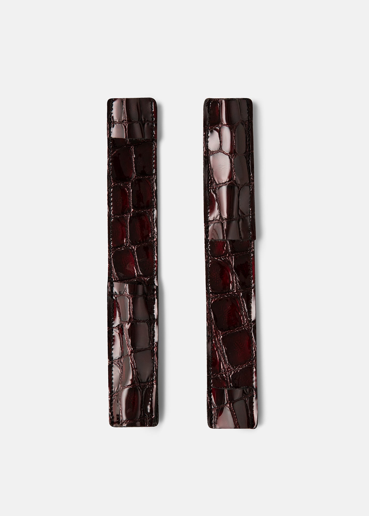 Sporrskydd Bordeaux Crocolack