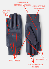 Luva Riding Gloves Navy