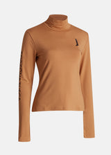 Flavia Base Turtleneck Shirt Beige