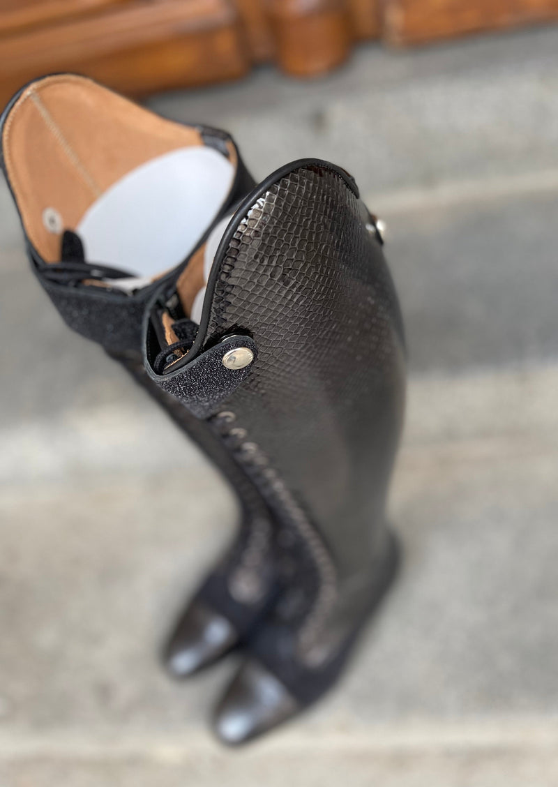 BIA - Black Cobra Gloss/Black Shimmer - Size 38,5