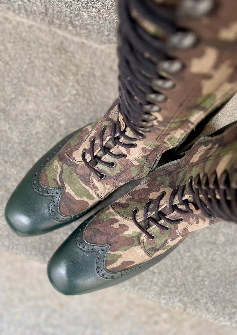 BIA - Camouflage Mocka/Grön - Storlek 40 
