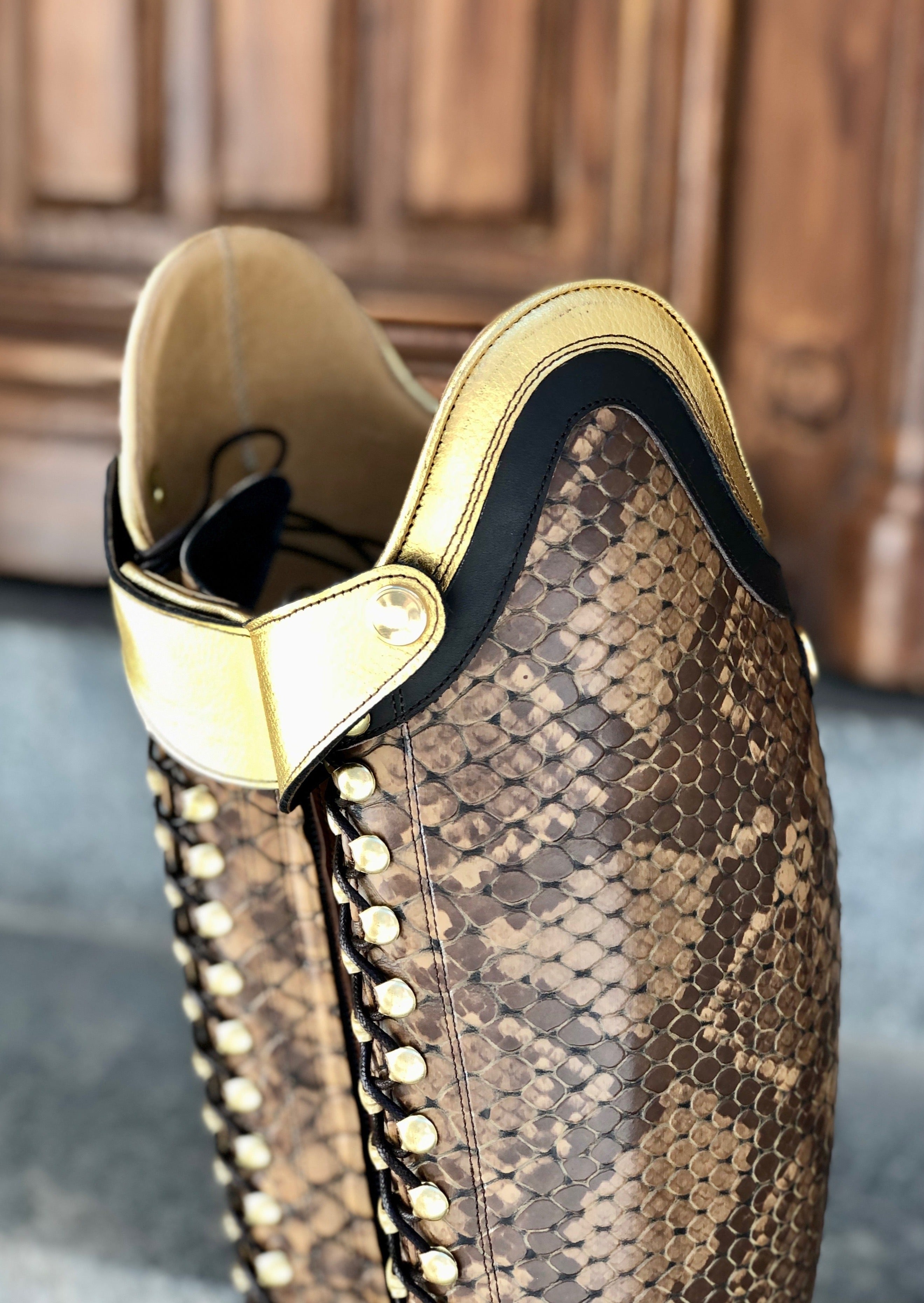 BIA - Faux Croco/Gold - Size 40/34-35/45