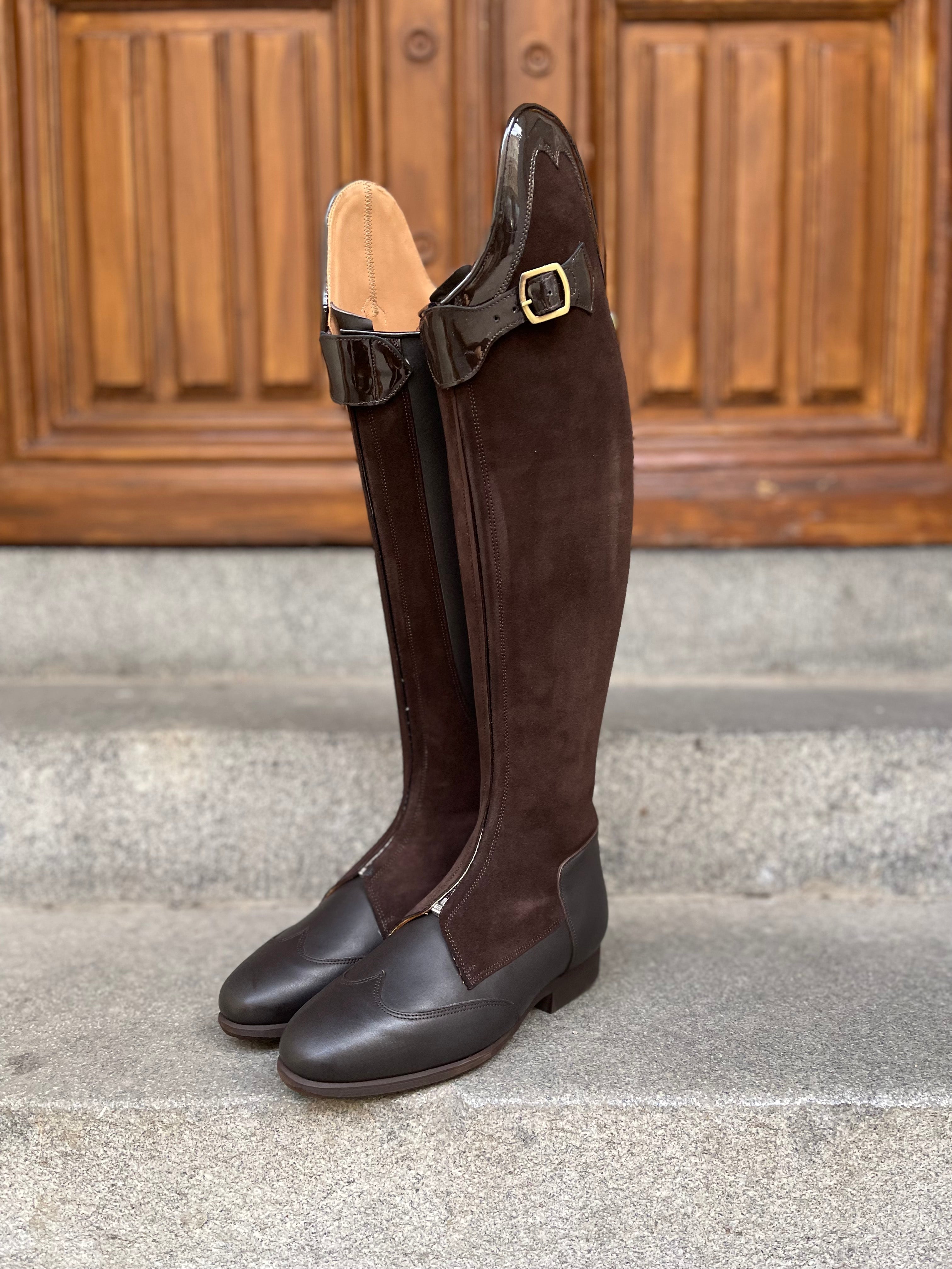 Dark Brown Suede
