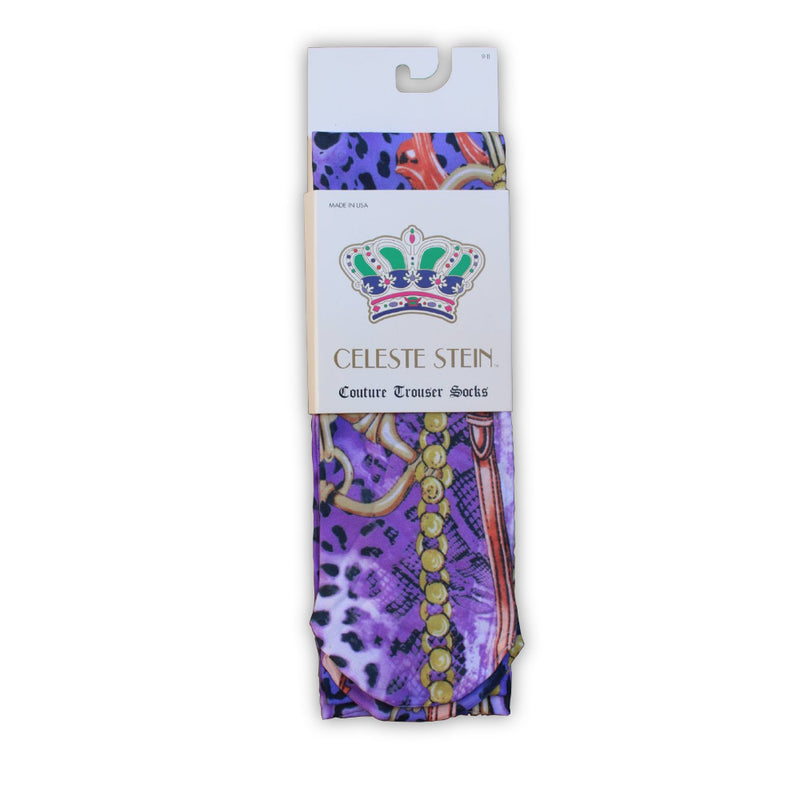 Knee Socks Purple Wild Link