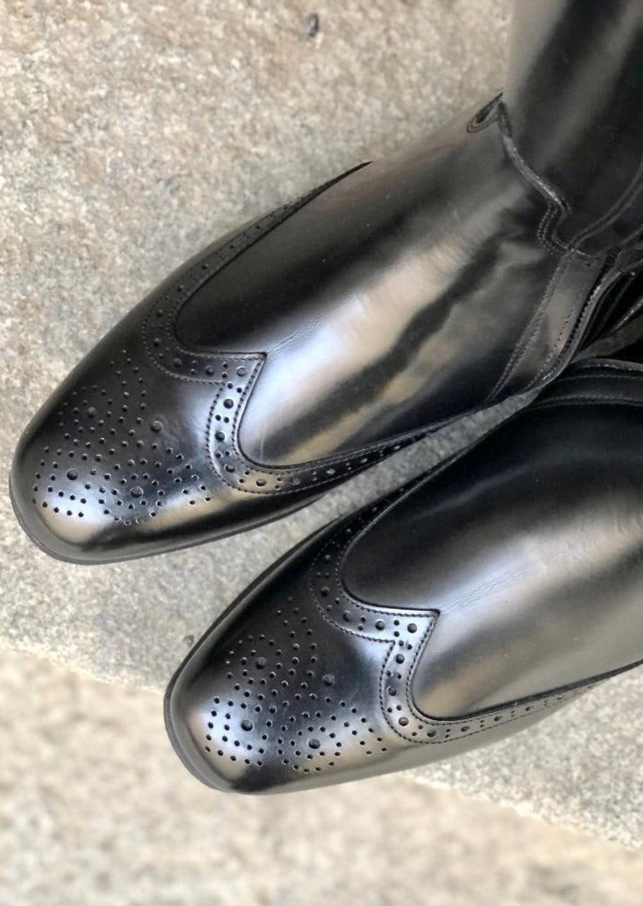 OLIVIA - Polished Black/Black Cobra - Size 39/39/48