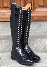 RITA - Black Croco Gloss/Blue Croco Gloss - Size 41