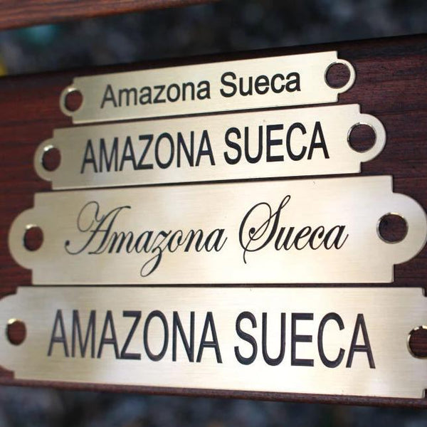 Engraved Name Plates For Saddles