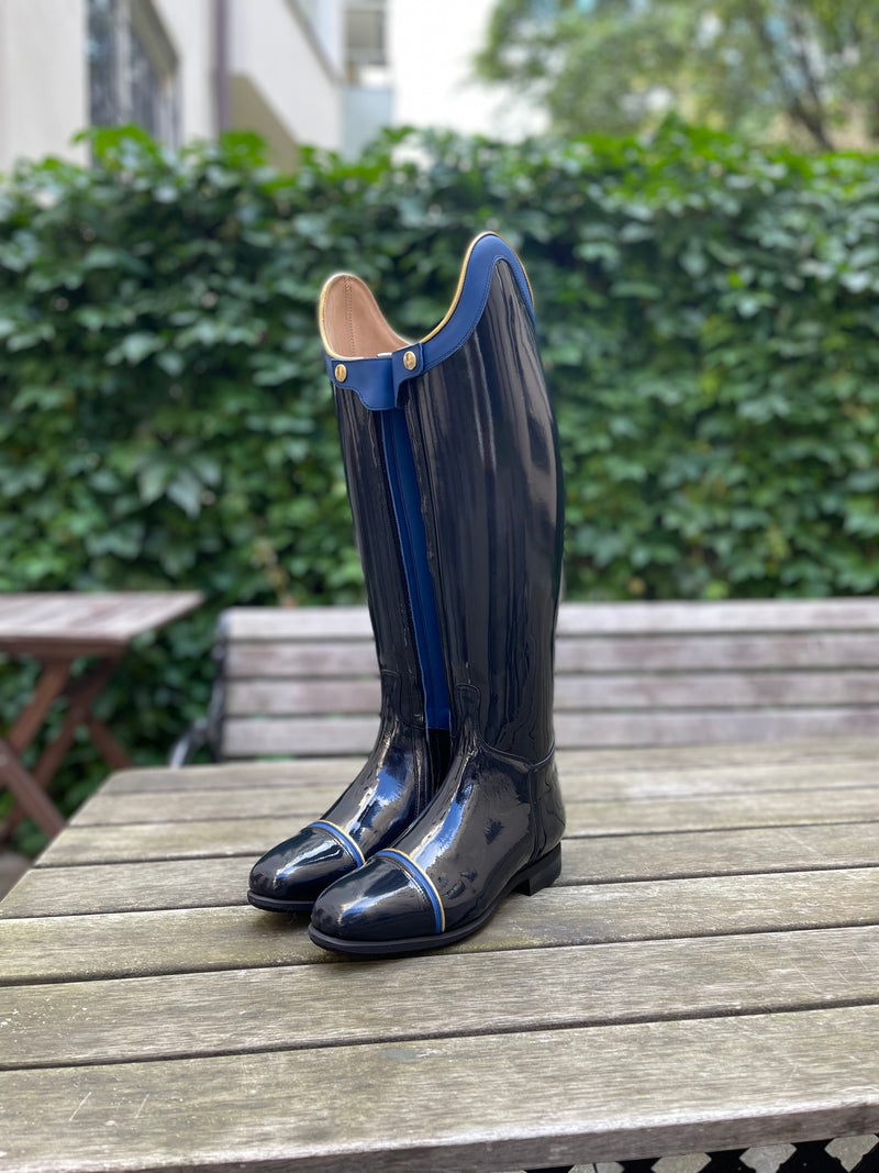 Navy blue 2025 riding boots