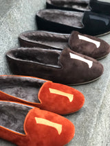 slippers sheepskin | tofflor fårull, Products AUGUSTA SHEEPSKIN  Suede