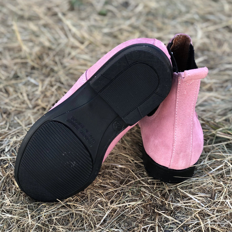 CRIANCA Kids Boots Pink Suede