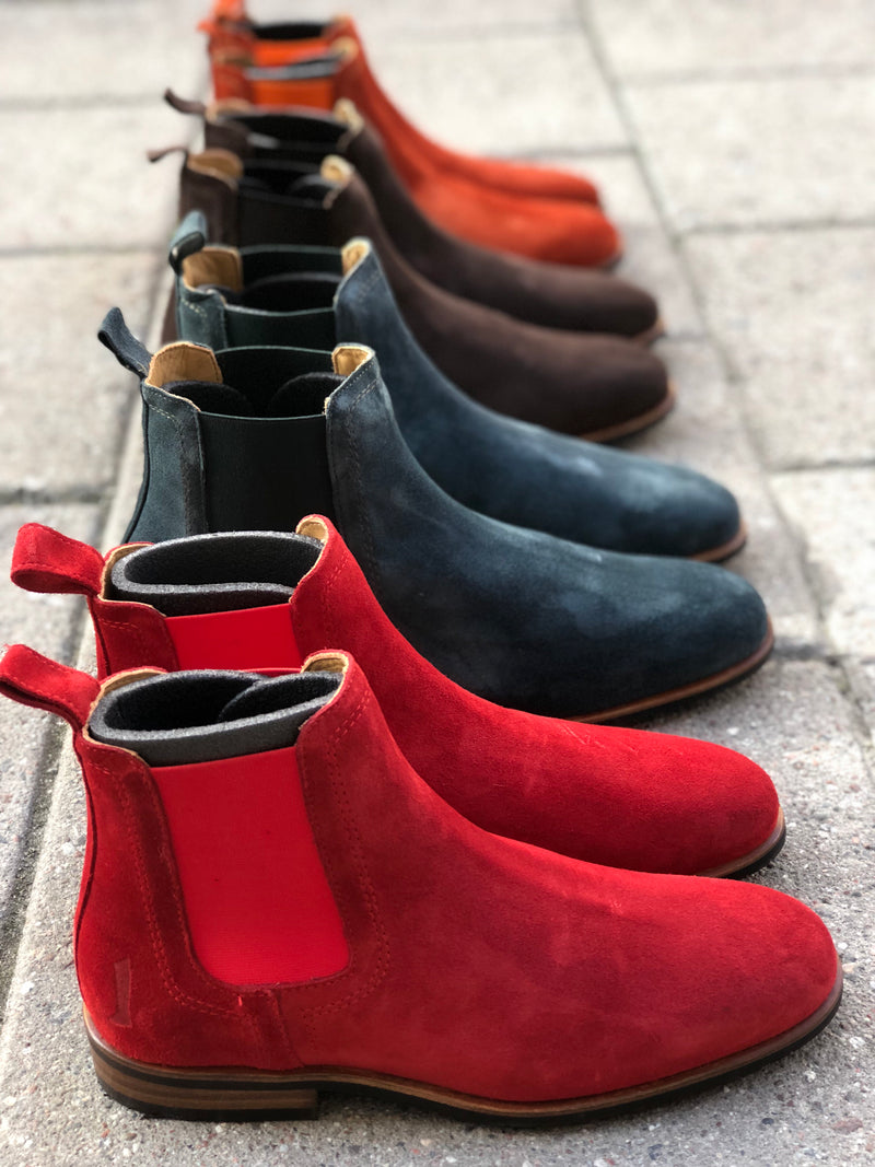 MOEMA Chelsea Boot Orange Mocka