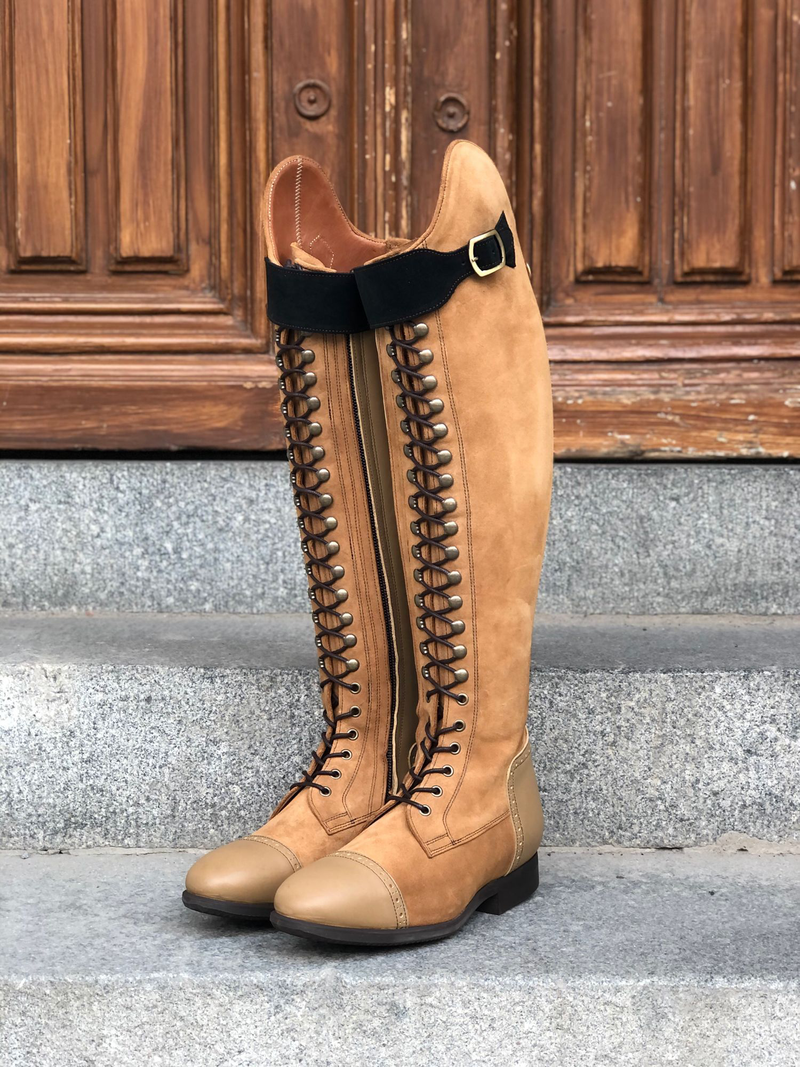 Tan horse 2025 riding boots
