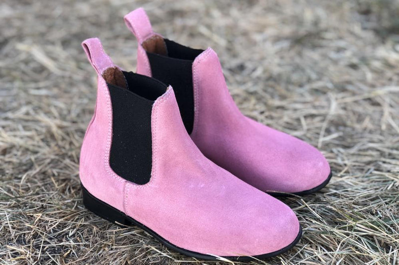 CRIANCA Kids Boots Pink Suede