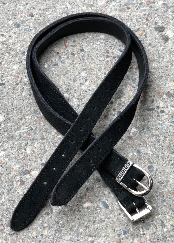 Black Suede Spur Straps